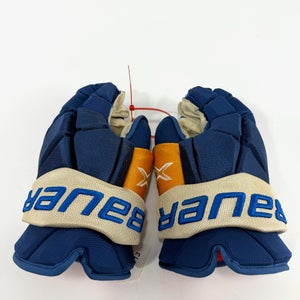 Used STL Blues Winter Classic Bauer Vapor 2x Pro Gloves | 14" | D113