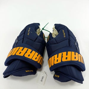 Used Navy STL Blues Warrior Alpha DX Pro Gloves | 14" | Suter | D169