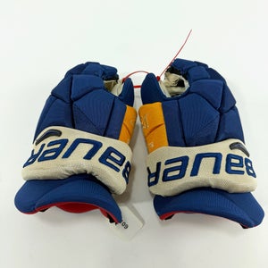 Used Once STL Blues Winter Classic Bauer Vapor 1x Pro Gloves | 14" | D109