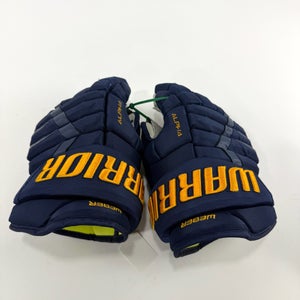 Used Navy STL Blues Alpha DX Pro Gloves | 14" | Weber | D168