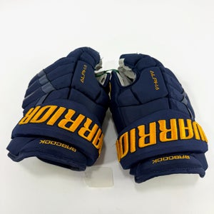 Used Navy STL Blues Warrior Alpha DX Pro Gloves | 14" | Babcock | D96