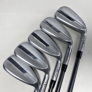 Ping G700 Iron Set 7-PW+GW Orange Dot 2* Flat TFC 80 i Senior Graphite Mens RH