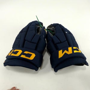 Used Navy STL Blues CCM HGCL Gloves | 15" | Faksa | D180