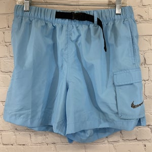 Nike NESSE321 Men's VOYAGE Cargo Surf Swim Shorts Blue M Medium