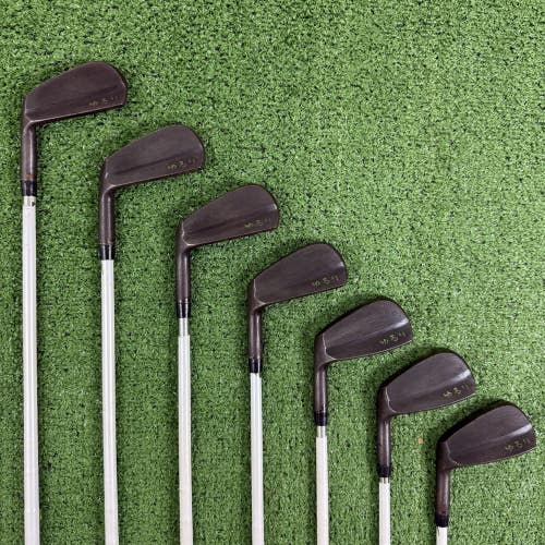 Yururi Flat Back Raw Iron Set 4-PW Japan KBS Tour Custom +1/4 Long Left Handed