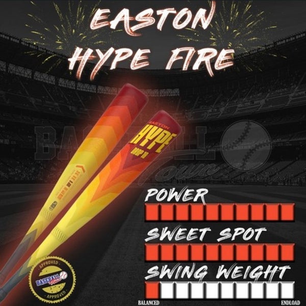 2024 Easton Hype Fire Composite USSSA Certified Bat (-10) 20 oz 30" (Used)