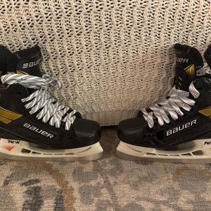 Bauer Supreme UltraSonic Ice Hockey Skates Intermediate Size 6 Fit 2 W/ Tuuk LS2 Blades