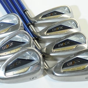XXIO Thirteen 13 6-PW,AW,SW Iron Set Stiff Flex Right DST 50g Graphite # 185173