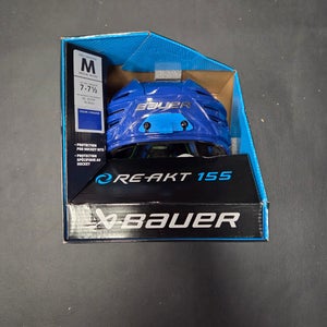 New Senior Medium Bauer Re-Akt 155 Royal Blue Helmet