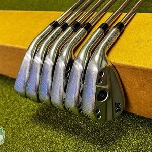Used RH PXG 0311P Forged Gen 4 Irons 5-PW Elevate Tour Stiff Steel Golf Set