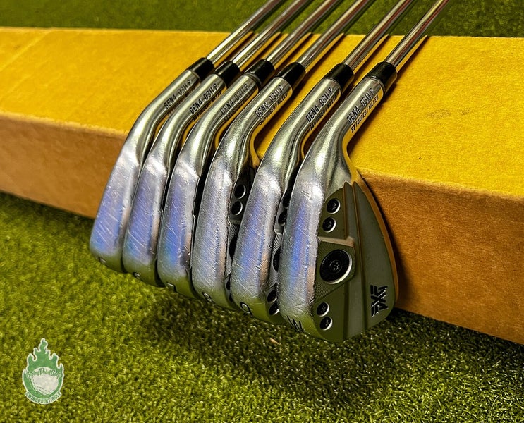 Used RH PXG 0311P Forged Gen 4 Irons 5-PW Elevate Tour Stiff Steel Golf Set
