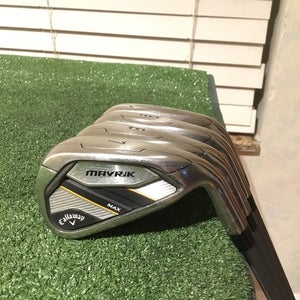 Callaway Mavrik Max Irons Set (7-PW) Seniors Catalyst 55 Graphite Shaft