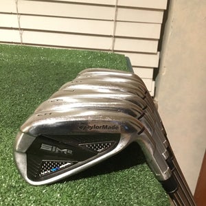 TaylorMade SIM2 Max Irons Set (5-PW-GW) Regular KBS Max MT 85g Steel Shafts