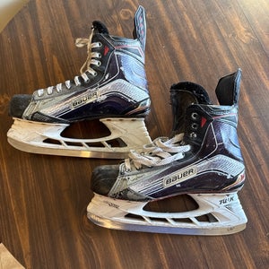 Bauer Vapor 1X Hockey Skates Regular Width  Pro Stock 9.5 (Used)