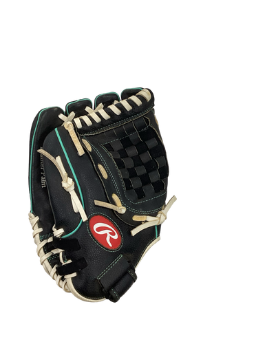 Used Rawlings FAST PITCH SOFTBALL BB/SB Glove RH Throw Black 11 1/2" 11613-S000162016