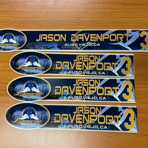 USHL Sioux Falls Stampede Game-used Hockey Locker Plates Jason Davenport
