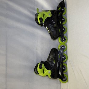 Used Bladerunner PHOENIX 2-6 Junior Rec Fitness Skates Black Adjustable 11490-S000262461