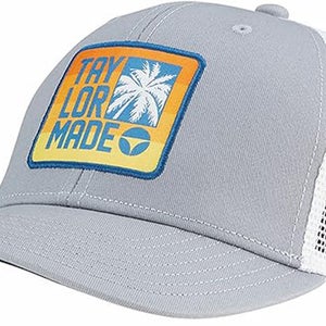 NEW Women's TaylorMade Sunset Trucker Grey Snapback Golf Hat/Cap