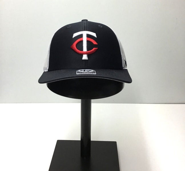 Minnesota Twins 47 Brand Mens Navy "TC" Trucker Snapback Hat