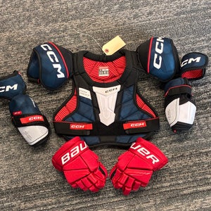 Junior Small CCM/Bauer Top Half Combo Set