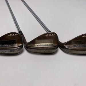 Cleveland RTX 4 Tour Raw Wedge Set 46* 8 50* 10 | 54* 10 Modus 120g Stiff RH