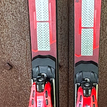 Racing 187 cm Atomic Redster G9 Skis With Bindings Max Din 16 (Used)