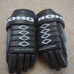 Vintage Excellent Condition KOHO 500L Leather Senior Hockey Gloves 15"