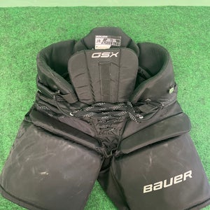 Black Bauer GSX Hockey Goalie Pants (Used) | Junior S/M