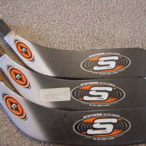 Hockey Stick Blades-Three (3) Easton Two-Piece Synthesis Modano Right Hand (RH) Replacement Blades