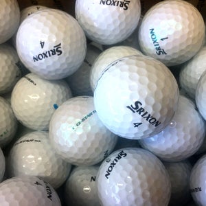 50 Premium White Srixon Q-Star AAA Used Golf Balls