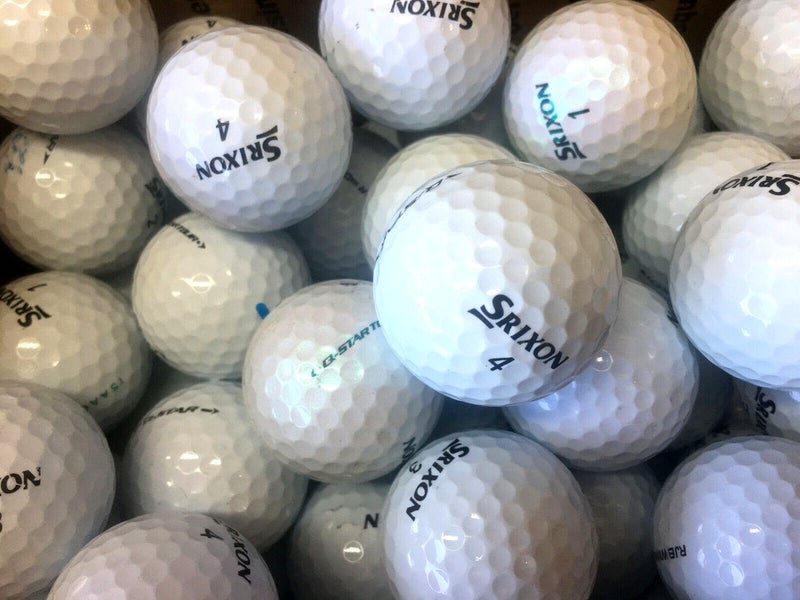 50 Premium White Srixon Q-Star AAA Used Golf Balls
