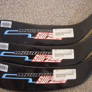 Hockey Stick Blades- Three (3) Warrior Swizzle Draper LH Replacement Blades Junior