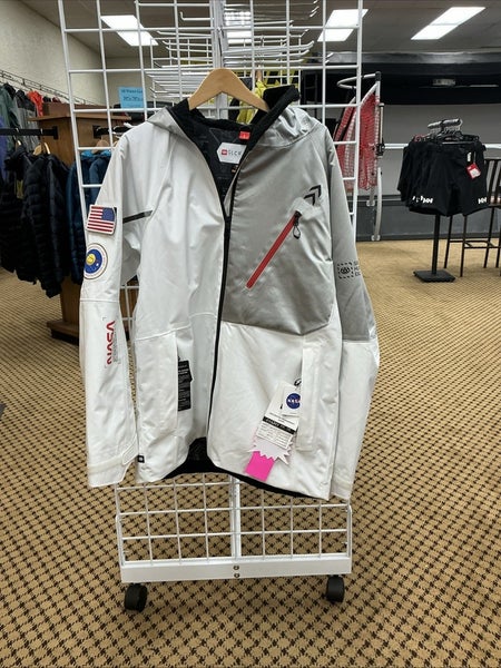686 Mens Exploration Thremgraph Jacket NASA white Mens Size L 22/23 NEW