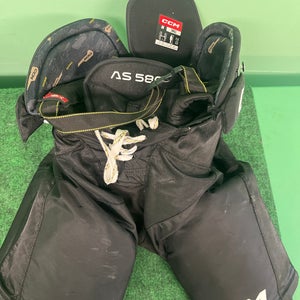 Black CCM Tacks AS 580 Hockey Pants (Used) | Senior Small