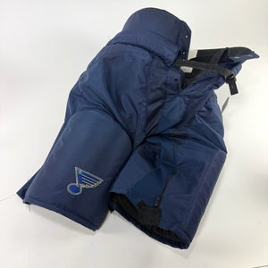Used Navy STL Blues Bauer Nexus Pro Lite Pants | L +2" | Bortuzzo | D201