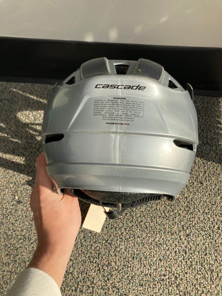 Used Gray Youth Cascade CPV-R Helmet MD/LG