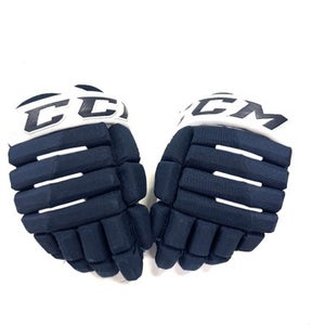 Used CCM 4R LITE Youth Gloves Navy Blue 10" 11860-S000292231