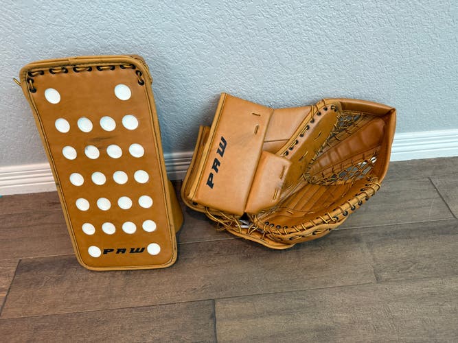 Custom PAW Retro Glove and Blocker Set