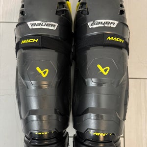 Senior Bauer Supreme Mach 15" Shin Guards  (Used)