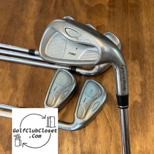 Taylormade Rac OS Iron Set / 5-PW Stiff Flex Steel Shafts