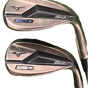 Mizuno S23 Copper Cobalt Forged Wedge Set SW,LW RH 115g KBS Hi-Rev 2.0 Steel 35"