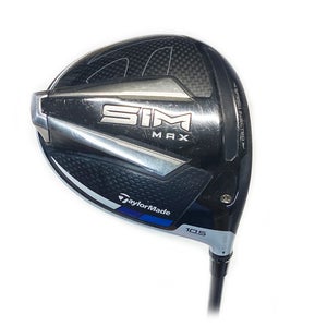 TaylorMade SIM Max 10.5* Driver Graphite Hzrdus Smoke Yellow 6.0 70g Stiff Flex