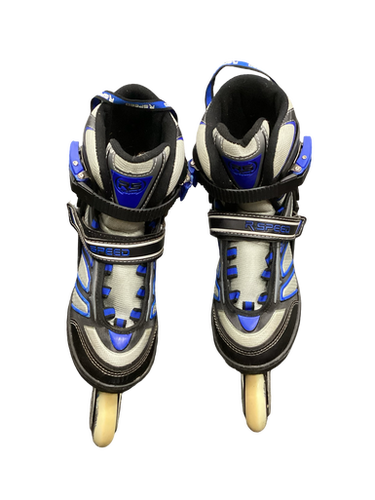 Used RSPEED 2018 SLIM Senior Rec Fitness Skates Black Adjustable 11613-S000162166