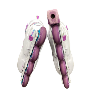 Used RollerDerby STINGER 5.2 Junior Rec Fitness Skates White Adjustable 11613-S000162164