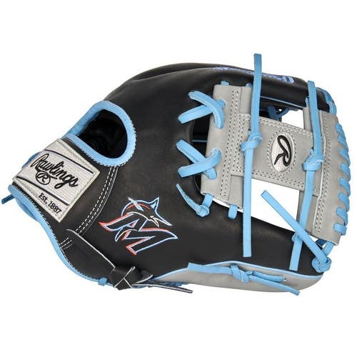Rawlings Heart of the Hide MLB Miami Marlins 11.5" Infield Baseball Glove I Web