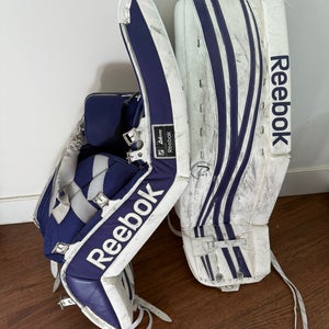 35"  2013 Reebok Premier II Goalie Leg Pads Pro Stock (Used)