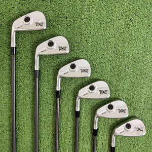 PXG 0317T Iron Set 6-PW GW Regular SteelFiber i70 Private Reserve Left Handed