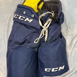 Blue Junior Small CCM Tacks 9080 Hockey Pants (Used)