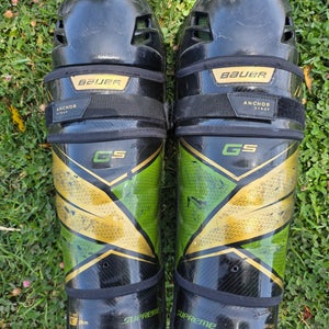 Senior Bauer Supreme GS Shin Pads 15"