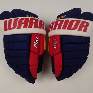 St Louis Blues Retro - Game Used Warrior AX1 Pro Stock Hockey Gloves 13"